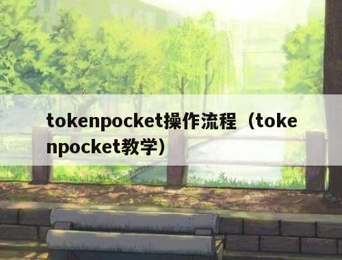 tokenpocket操作流程（tokenpocket教学）